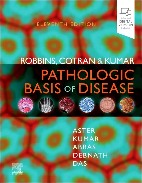 Coperta cărții "Robbins, Cotran &amp; Kumar Pathologic Basis of Disease" de autor necunoscut