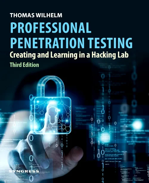 Coperta cărții "Professional Penetration Testing" de autor necunoscut
