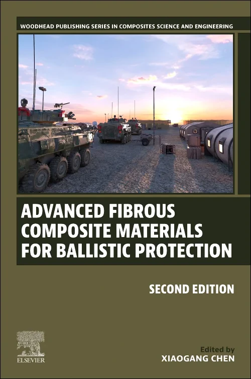 Coperta cărții "Advanced Fibrous Composite Materials for Ballistic Protection" de autor necunoscut