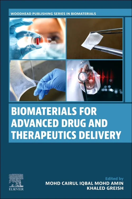 Coperta cărții "Biomaterials for Advanced Drug and Therapeutics Delivery" de autor necunoscut