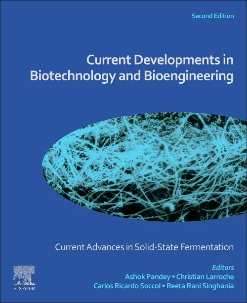 Coperta cărții "Current Advances in Solid-State Fermentation" de autor necunoscut