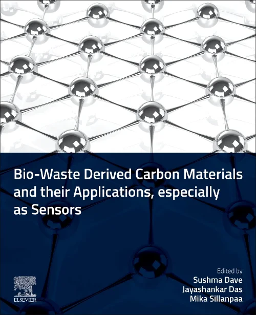 Coperta cărții "Bio-waste-derived  Carbon Materials and their Applications, especially as Sensors" de autor necunoscut