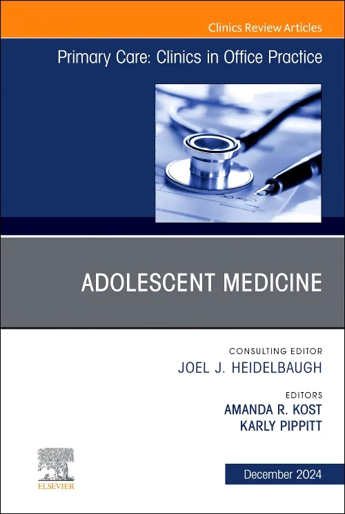Coperta cărții "Adolescent Medicine, An Issue of Primary Care: Clinics in Office Practice" de autor necunoscut