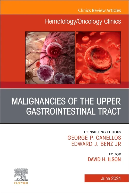 Coperta cărții "Malignancies of the Upper Gastrointestinal Tract, An Issue of Hematology/Oncology Clinics of North America" de autor necunoscut
