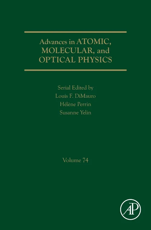 Coperta cărții "Advances in Atomic, Molecular, and Optical Physics" de autor necunoscut