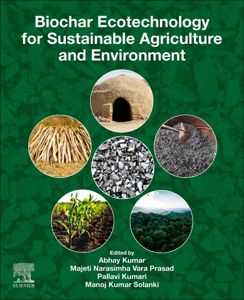 Coperta cărții "Biochar Ecotechnology for Sustainable Agriculture and Environment" de autor necunoscut