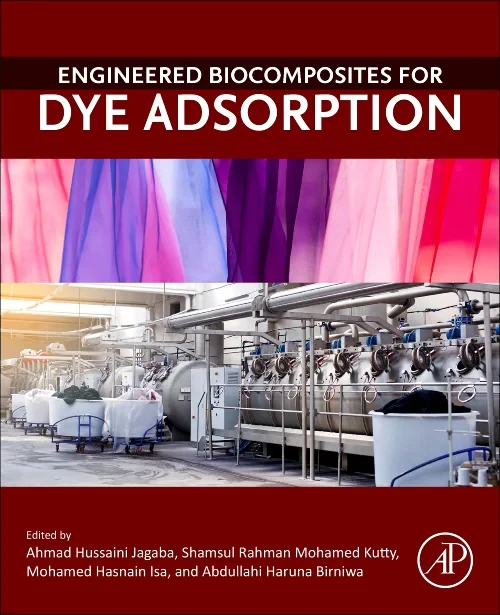 Coperta cărții "Engineered Biocomposites for Dye Adsorption" de autor necunoscut