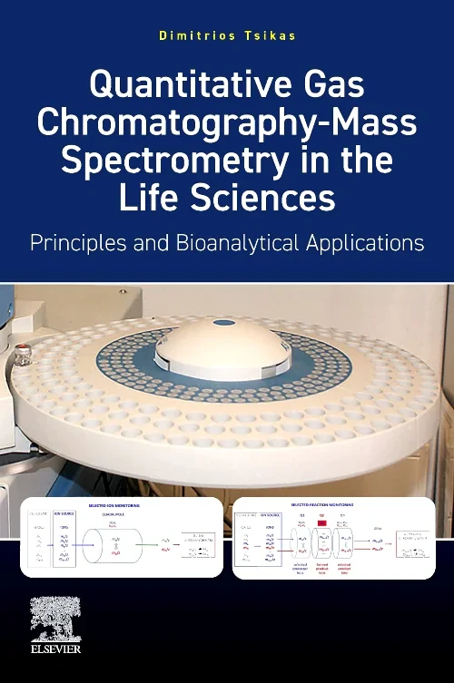 Coperta cărții "Quantitative Gas Chromatography-Mass Spectrometry in the Life Sciences" de autor necunoscut