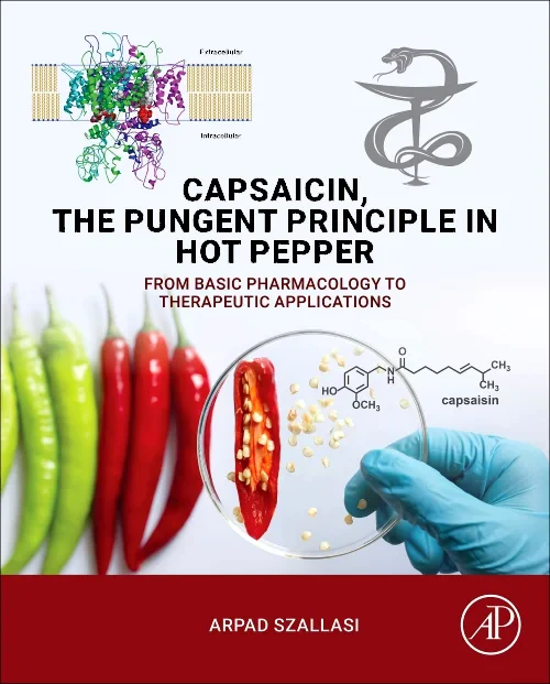 Coperta cărții "Capsaicin, the Pungent Principle in Hot Pepper" de autor necunoscut