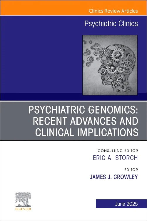Coperta cărții "Psychiatric Genomics: Recent Advances and Clinical Implications, An Issue of Psychiatric Clinics of North America" de autor necunoscut