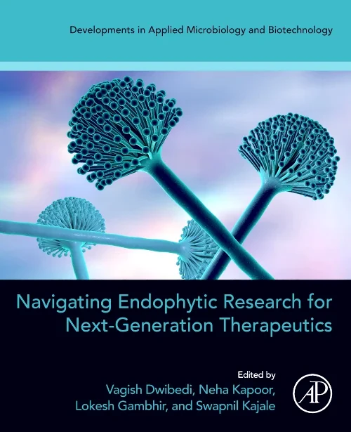 Coperta cărții "Navigating Endophytic Research for Next-Generation Therapeutics" de autor necunoscut