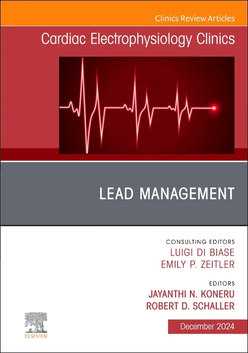 Coperta cărții "Lead Management, An Issue of Cardiac Electrophysiology Clinics" de autor necunoscut