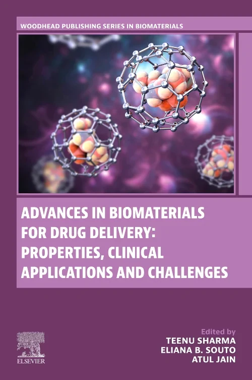 Coperta cărții "Advances in Biomaterials for Drug Delivery: Properties, Clinical Applications and Challenges" de autor necunoscut