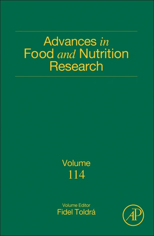 Coperta cărții "Advances in Food and Nutrition Research" de autor necunoscut