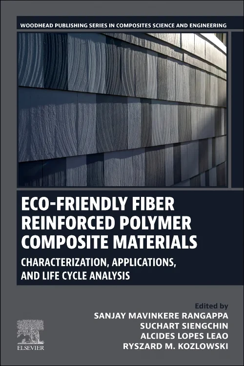 Coperta cărții "Eco-Friendly Fiber Reinforced Polymer Composite Materials" de autor necunoscut