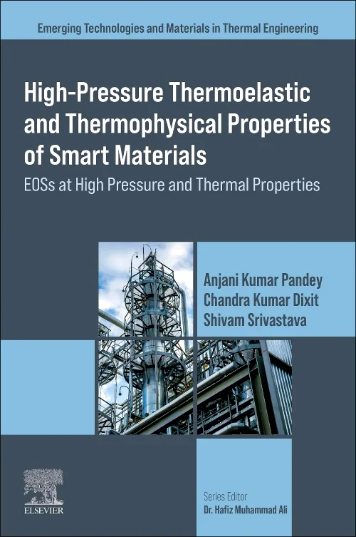 Coperta cărții "High-Pressure Thermoelastic and Thermophysical Properties of Smart Materials" de autor necunoscut