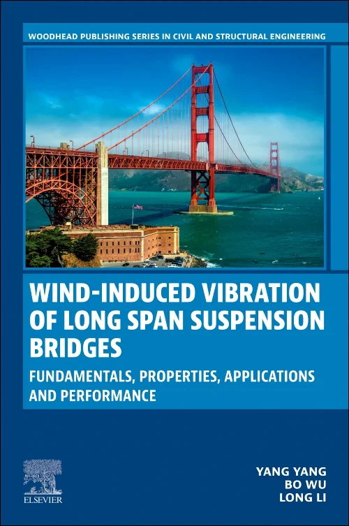 Coperta cărții "Wind-induced Vibration of Long Span Suspension Bridges" de autor necunoscut