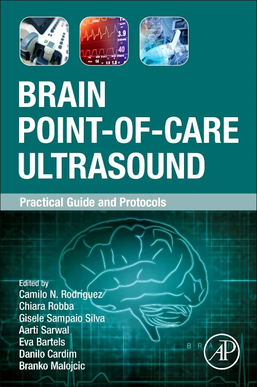 Coperta cărții "Brain Point-of-Care Ultrasound" de autor necunoscut