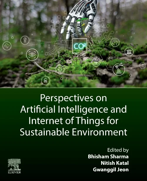 Coperta cărții "Perspectives on Artificial Intelligence and Internet of Things for Sustainable Environment" de autor necunoscut