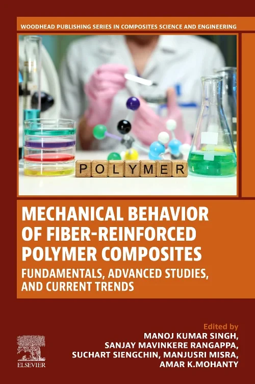 Coperta cărții "Mechanical Behavior of Fiber-reinforced Polymer Composites" de autor necunoscut