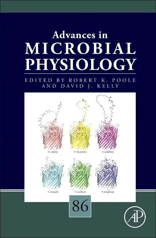 Coperta cărții "Advances in Microbial Physiology" de autor necunoscut