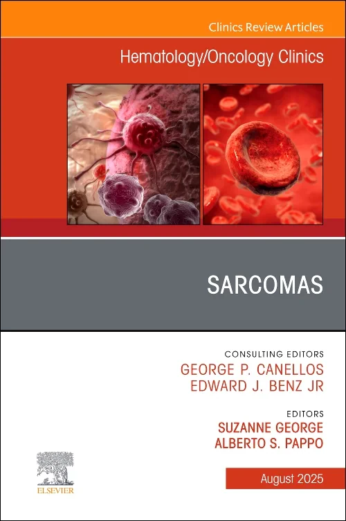 Coperta cărții "Sarcomas, An Issue of Hematology/Oncology Clinics of North America" de autor necunoscut
