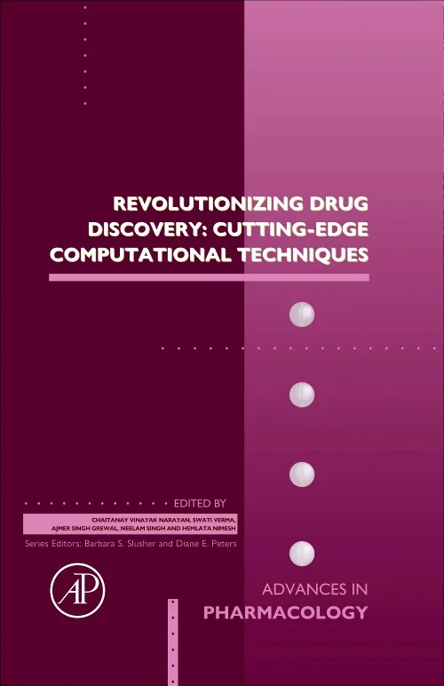 Coperta cărții "Revolutionizing Drug Discovery: Cutting-Edge Computational Techniques" de autor necunoscut