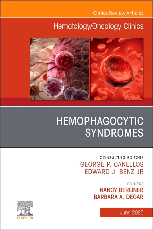 Coperta cărții "Hemophagocytic Syndromes, An Issue of Hematology/Oncology Clinics of North America" de autor necunoscut