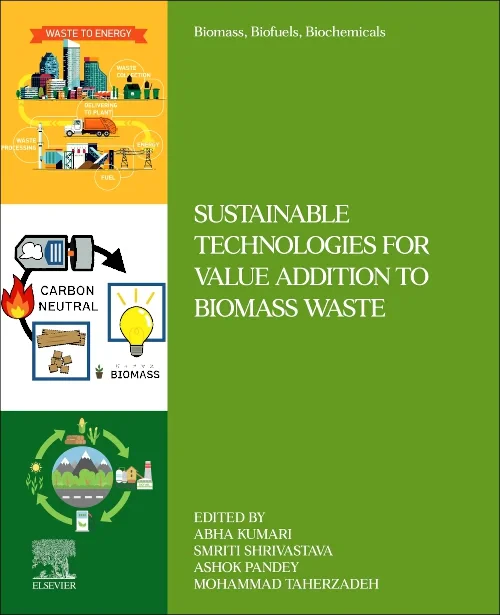 Coperta cărții "Sustainable Technologies for Value Addition to Biomass Waste" de autor necunoscut