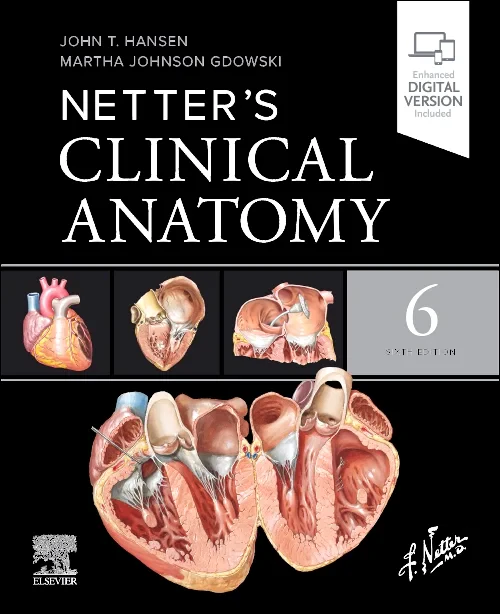 Coperta cărții "Netter&#039;s Clinical Anatomy" de autor necunoscut