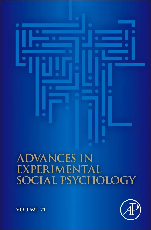 Coperta cărții "Advances in Experimental Social Psychology" de autor necunoscut