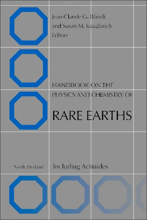 Coperta cărții "Handbook on the Physics and Chemistry of Rare Earths" de autor necunoscut