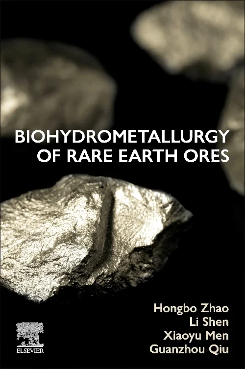 Coperta cărții "Biohydrometallurgy of Rare Earth Ores" de autor necunoscut