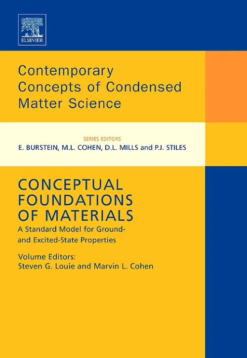 Coperta cărții "Conceptual Foundations of Materials" de autor necunoscut