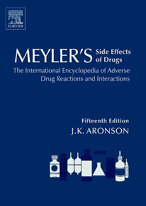 Coperta cărții "Meyler&#039;s Side Effects of Drugs 15E" de autor necunoscut