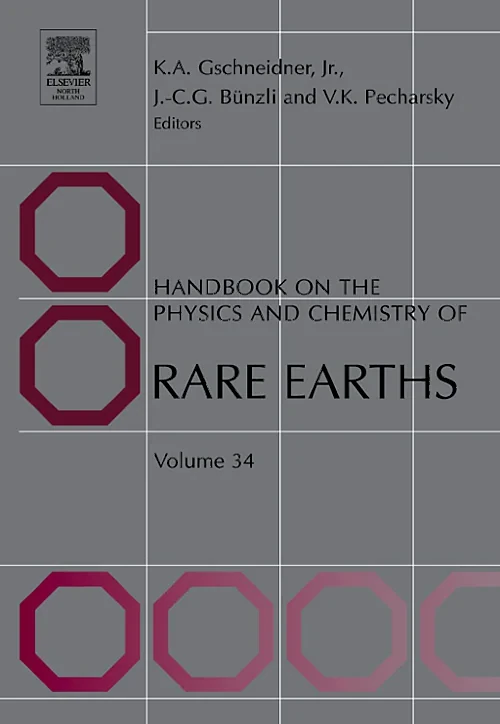 Coperta cărții "Handbook on the Physics and Chemistry of Rare Earths" de autor necunoscut