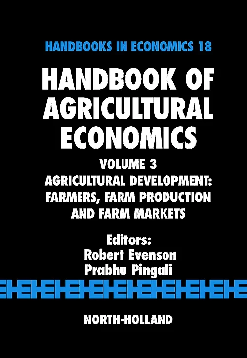 Coperta cărții "Handbook of Agricultural Economics" de autor necunoscut