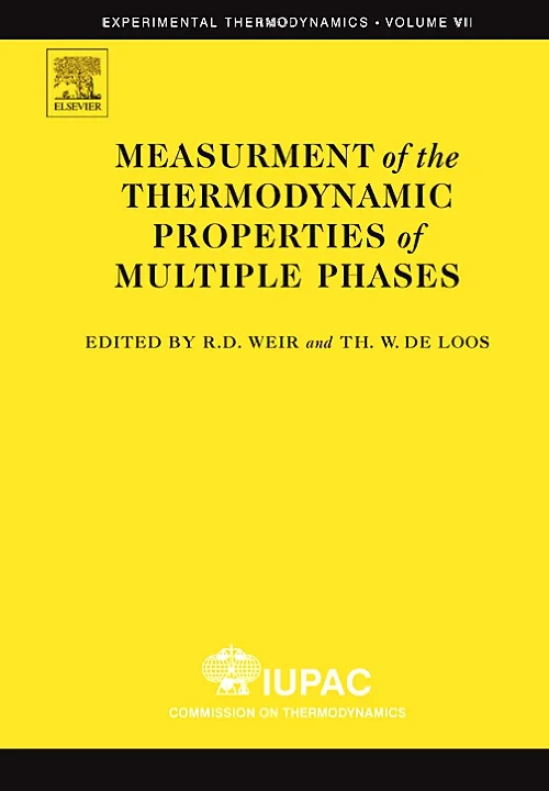 Coperta cărții "Measurement of the Thermodynamic Properties of Multiple Phases" de autor necunoscut