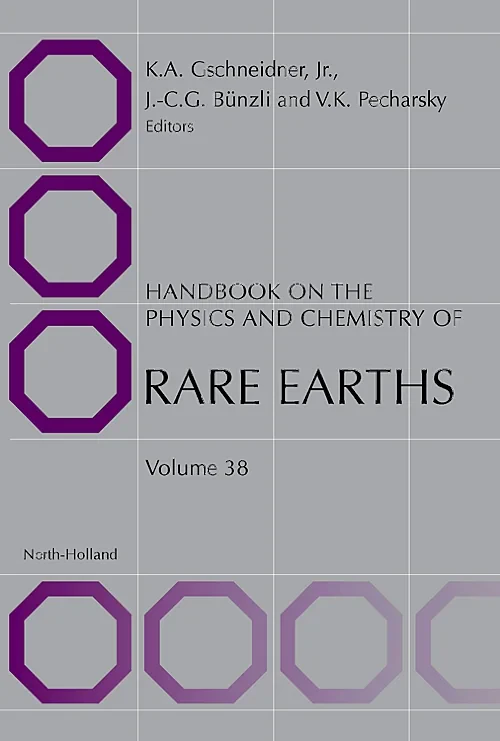 Coperta cărții "Handbook on the Physics and Chemistry of Rare Earths" de autor necunoscut