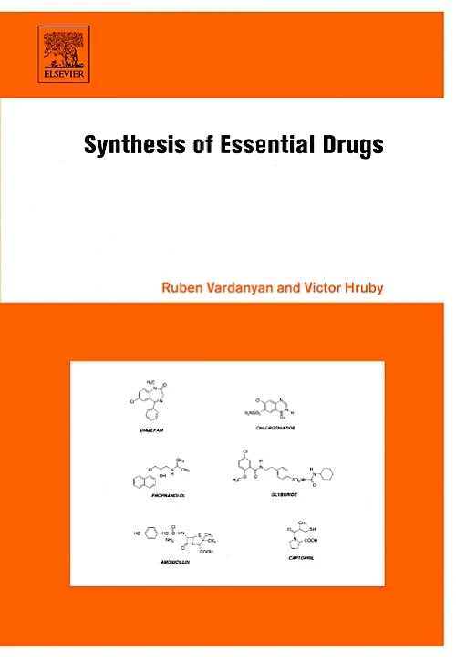 Coperta cărții "Synthesis of Essential Drugs" de autor necunoscut