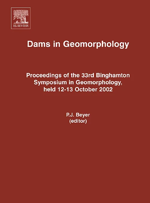 Coperta cărții "Dams and Geomorphology" de autor necunoscut