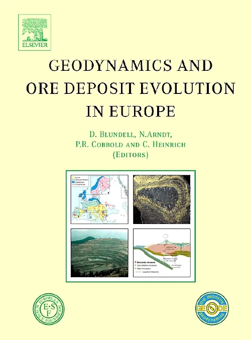 Coperta cărții "Geodynamics and Ore Deposit Evolution in Europe" de autor necunoscut