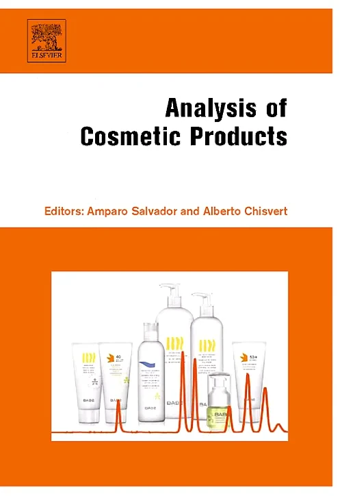 Coperta cărții "Analysis of Cosmetic Products" de autor necunoscut