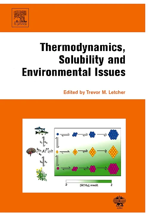 Coperta cărții "Thermodynamics, Solubility and Environmental Issues" de autor necunoscut