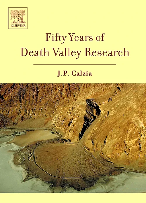 Coperta cărții "Fifty Years of Death Valley Research" de autor necunoscut