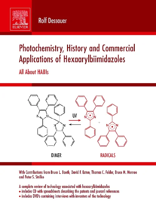 Coperta cărții "Photochemistry, History and Commercial Applications of Hexaarylbiimidazoles" de autor necunoscut
