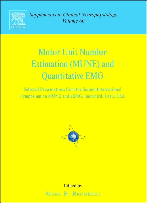 Coperta cărții "Motor Unit Number Estimation and Quantitative EMG" de autor necunoscut