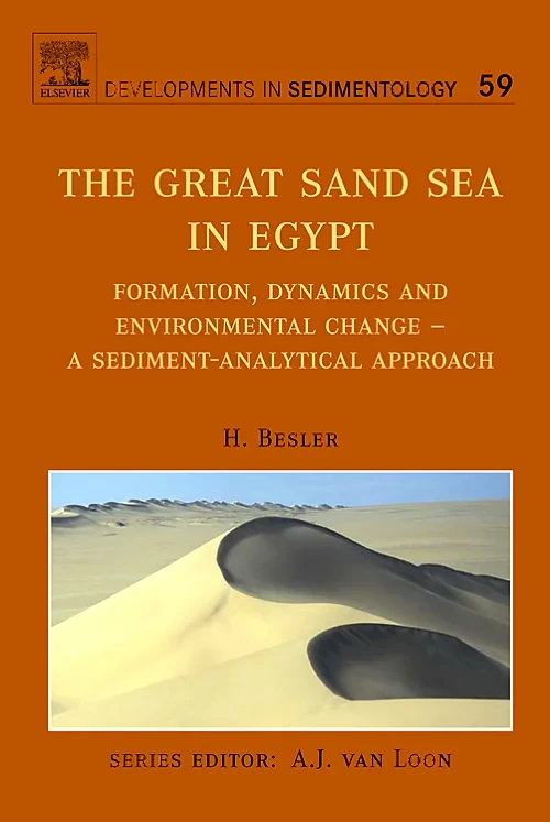 Coperta cărții "The Great Sand Sea in Egypt" de autor necunoscut