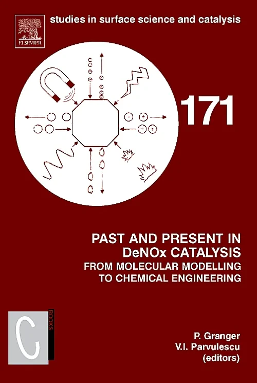 Coperta cărții "Past and Present in DeNOx Catalysis: From Molecular Modelling to Chemical Engineering" de autor necunoscut