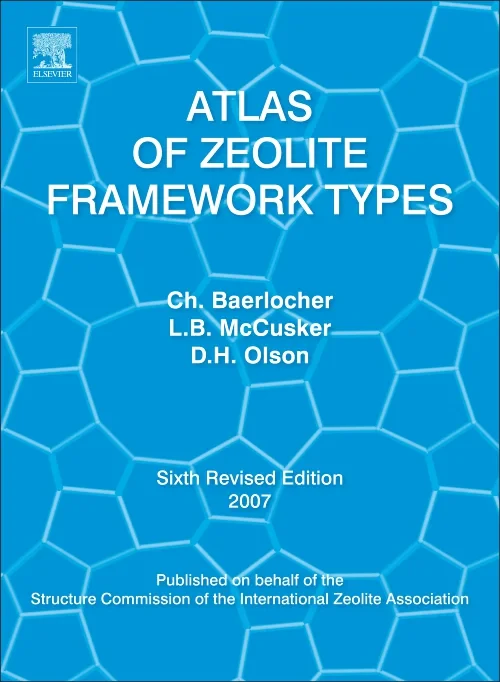 Coperta cărții "Atlas of Zeolite Framework Types" de autor necunoscut